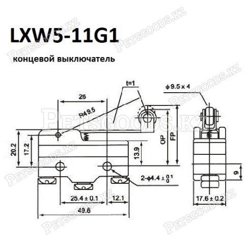 Концевой выключатель LXW5-11G1 Концевой выключатель LXW5-11G1