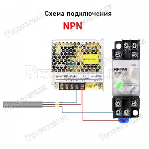 Индуктивный датчик LJ12A3-4-Z/BX NPN NO Индуктивный датчик LJ12A3-4-Z/BX NPN NO